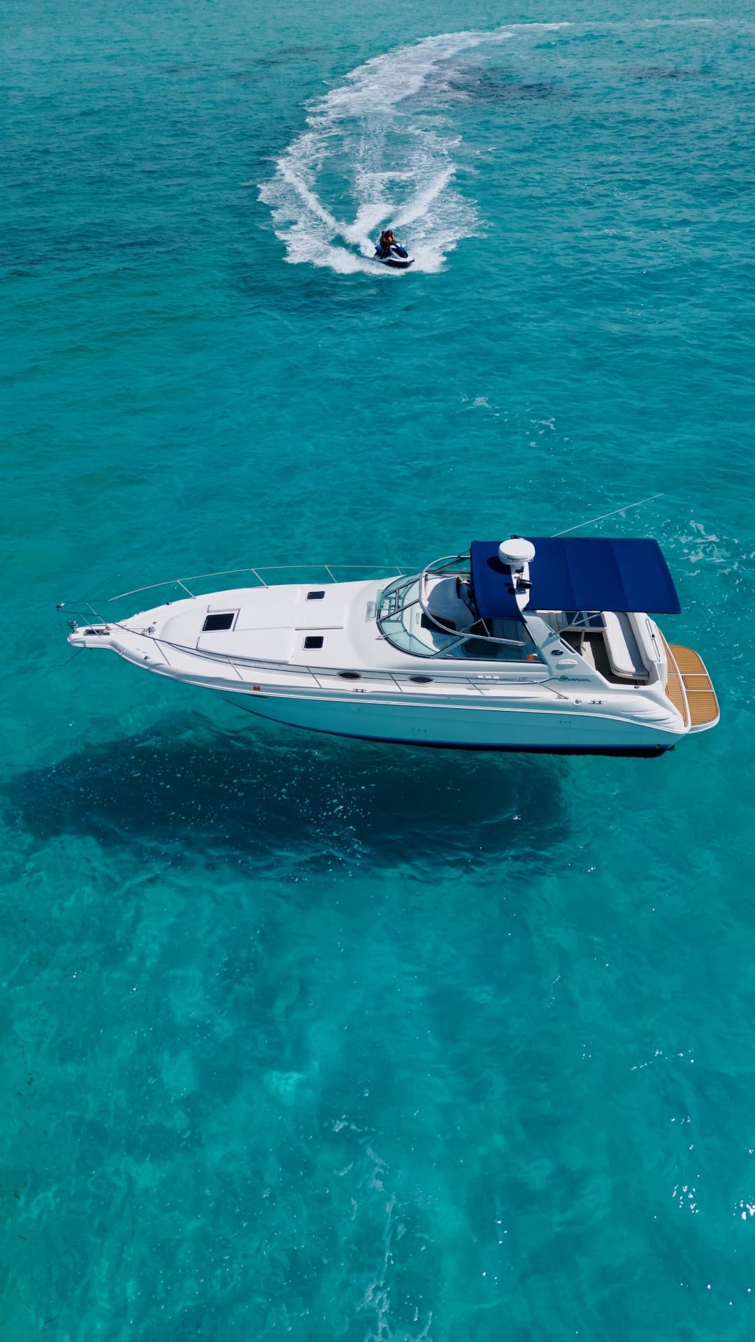 Renta de yate XTRIM FUN de 35 pies en Cancún