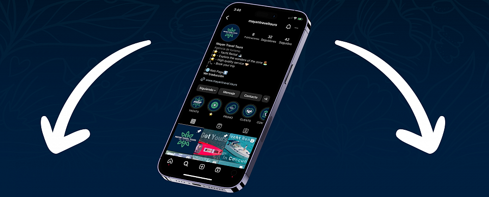 Contacto mayan travel tours y redes sociales