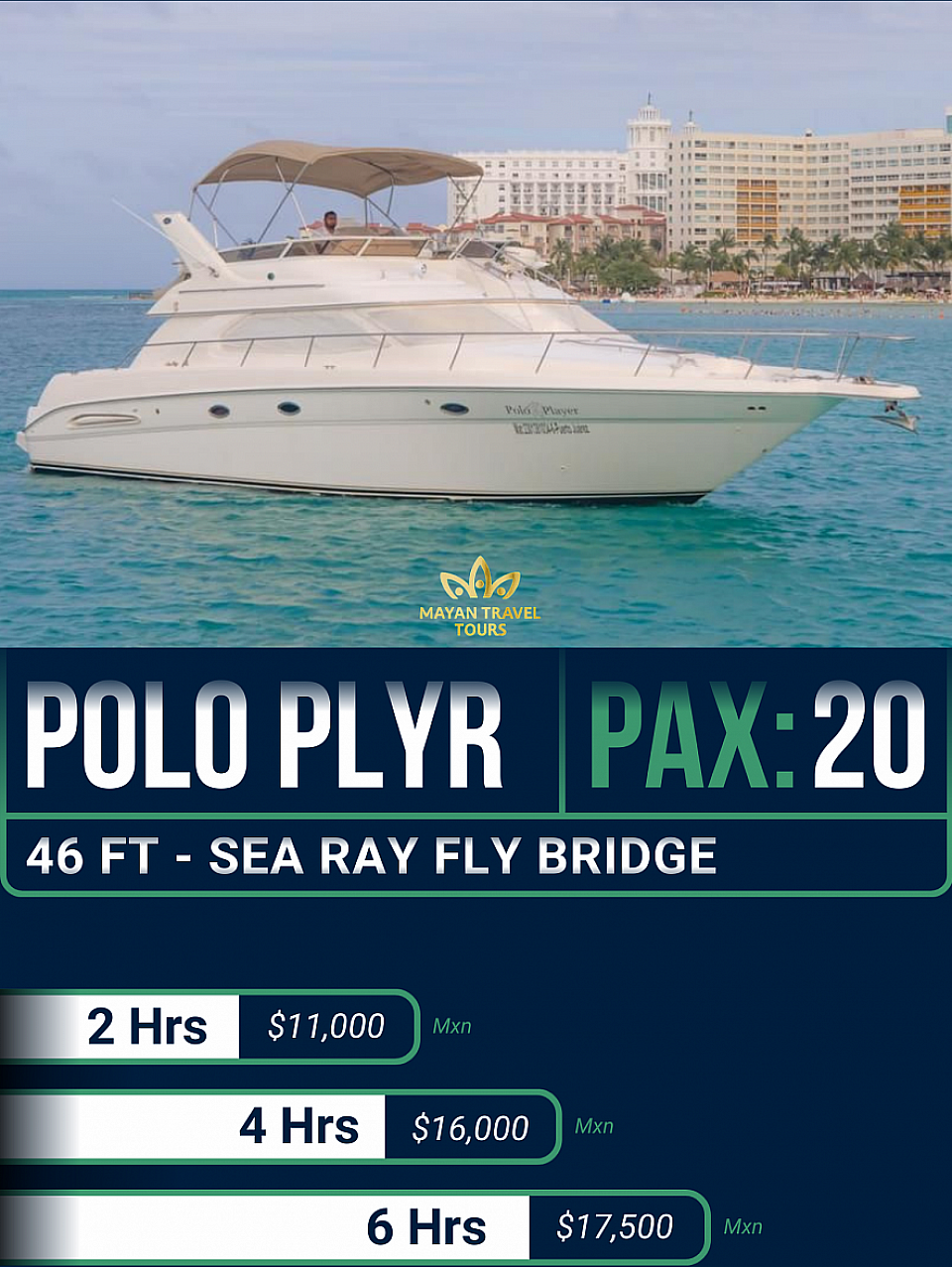 yate nombre polo grande barato en cancun quintana roo mexico