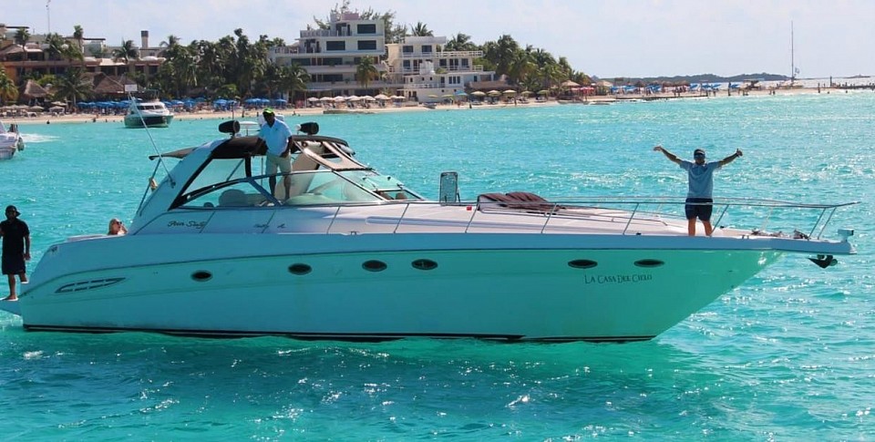 yate 15 pax 46 pies cancun yacht 15 passengers 46 45 ft foot cancun quintana roo zona hotelera Casa del cielo